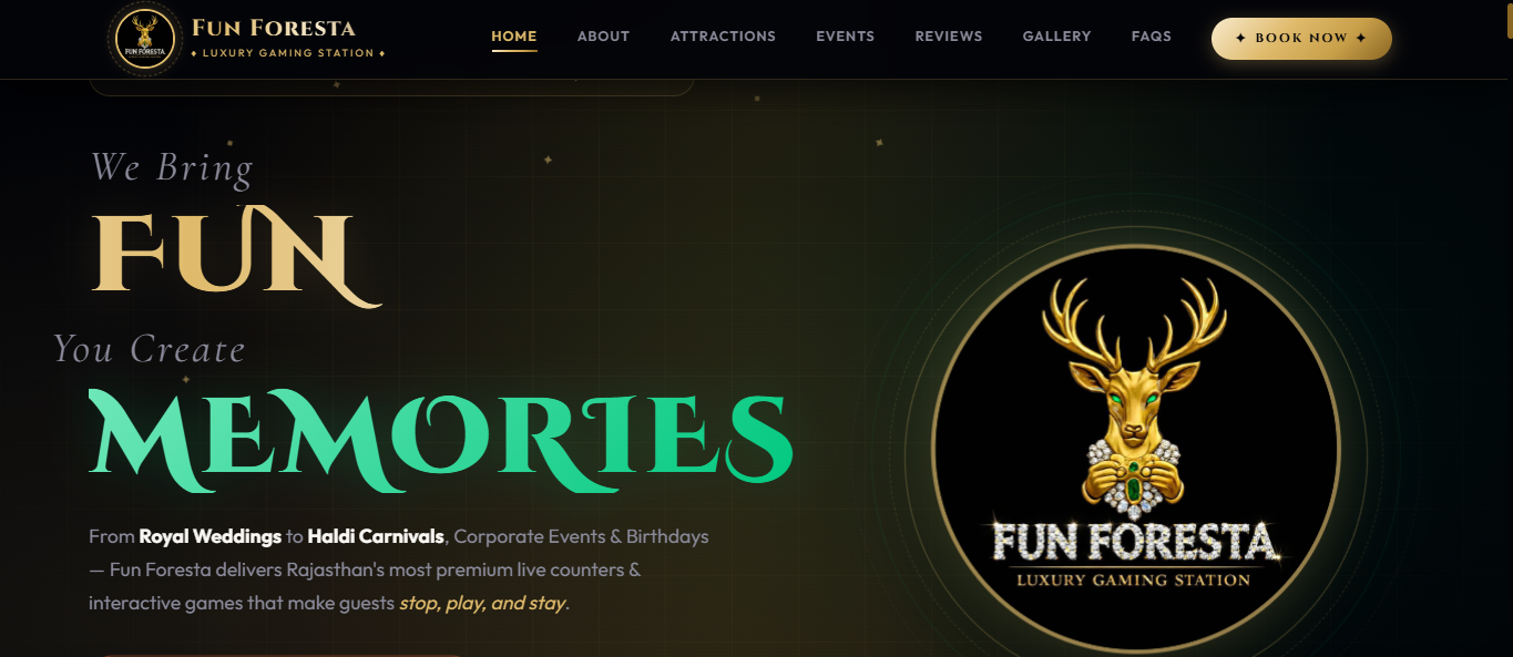 Fun Foresta Adventure Resort Ajmer Website